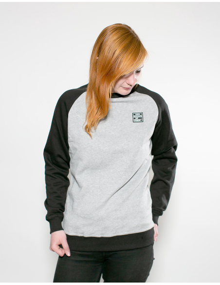 Kein Mensch ist illegal - No Borders - Sweater - Grey/Black