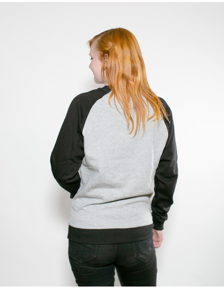 Kein Mensch ist illegal - No Borders - Sweater - Grey/Black