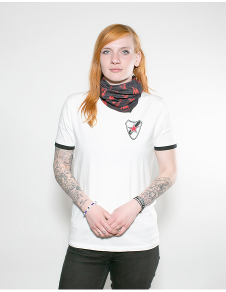 Roter Stern Leipzig - T-Shirt - Cantona - White