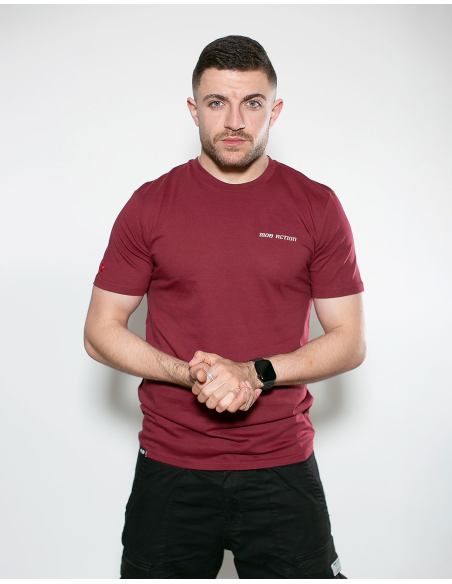 Mob Action Classic - T-Shirt - Burgundy