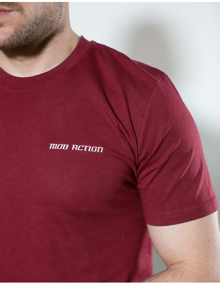Mob Action Classic - T-Shirt - Burgundy