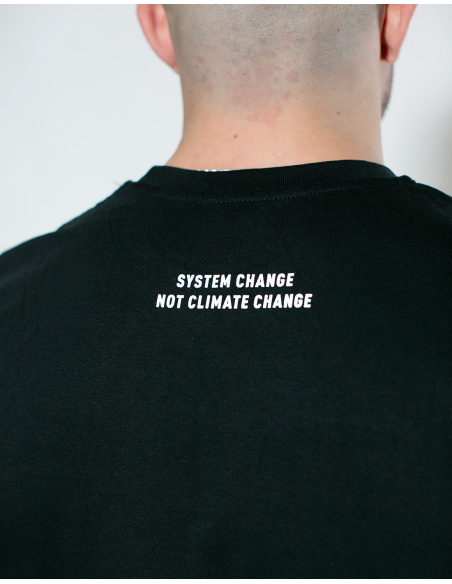 Antifa For Future - No Borders - T-Shirt - Black