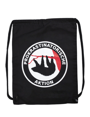 Prokrastinatorische Aktion - Turnbeutel