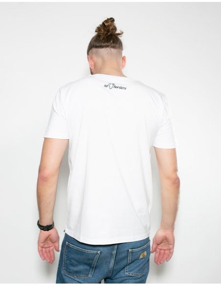 ACAB - All Colours Are Beautiful - No Borders - T-Shirt - White