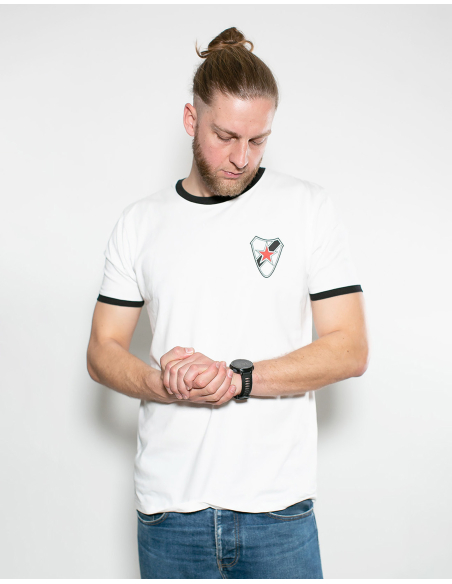 Roter Stern Leipzig - T-Shirt - Cantona - White