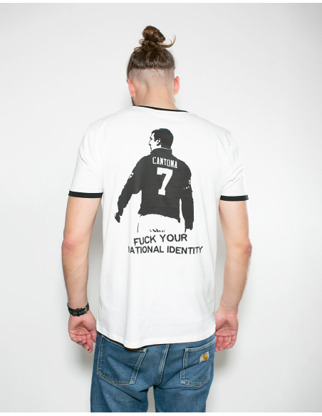 Roter Stern Leipzig - T-Shirt - Cantona - White