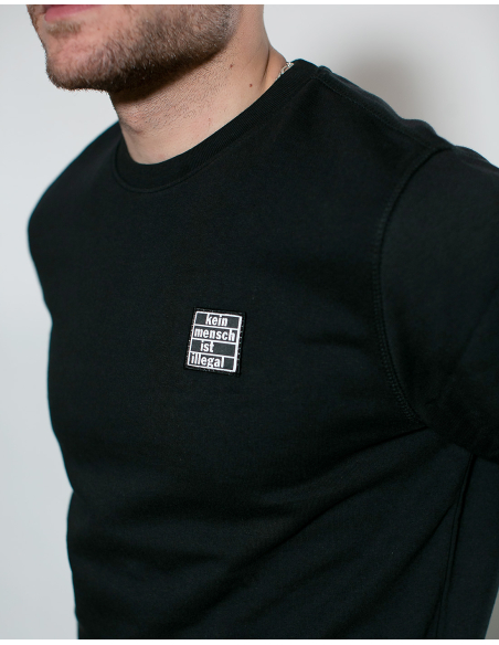 Kein Mensch ist illegal - No Borders - Sweater - Black