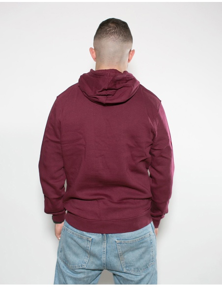Mob Action Classic - Hoodie - Burgundy/White