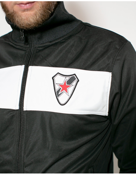 Roter Stern Leipzig - Lonsdale - Trainingsjacke - Black/White