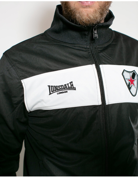 Roter Stern Leipzig - Lonsdale - Trainingsjacke - Black/White