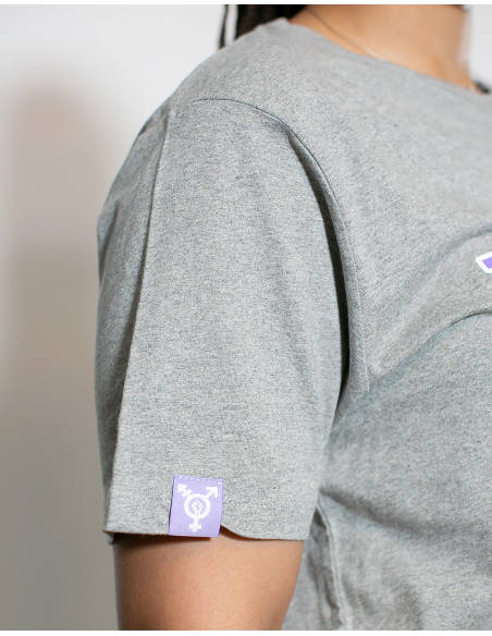 Fußballfans für Feminismus - No Borders - T-Shirt - Grey