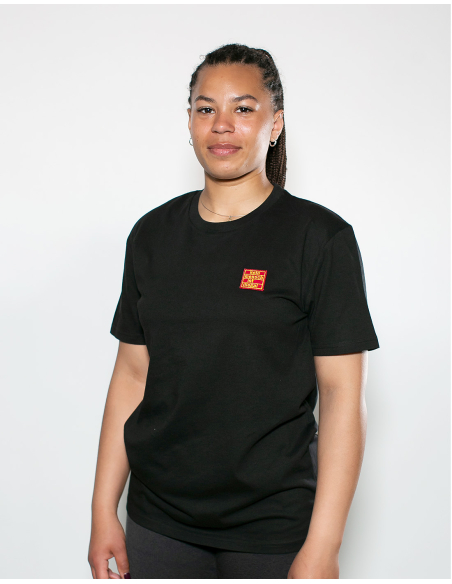 Kein Mensch ist illegal - No Borders - T-Shirt - Black/Red