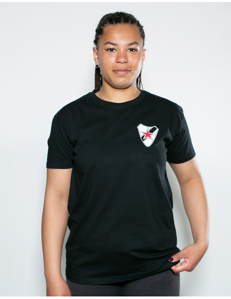 Roter Stern Leipzig - T-Shirt - Cantona - Black Roter Stern Leipzig - T-Shirt - Cantona - Black