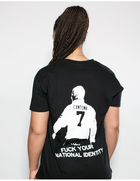 Roter Stern Leipzig - T-Shirt - Cantona - Black Roter Stern Leipzig - T-Shirt - Cantona - Black