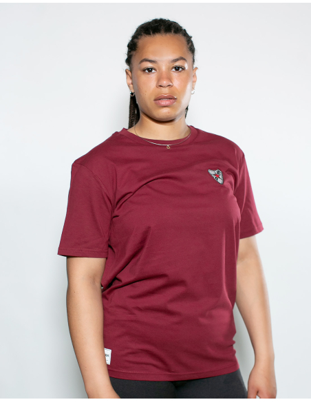 Roter Stern Leipzig - T-Shirt - Logo Stick - Burgundy