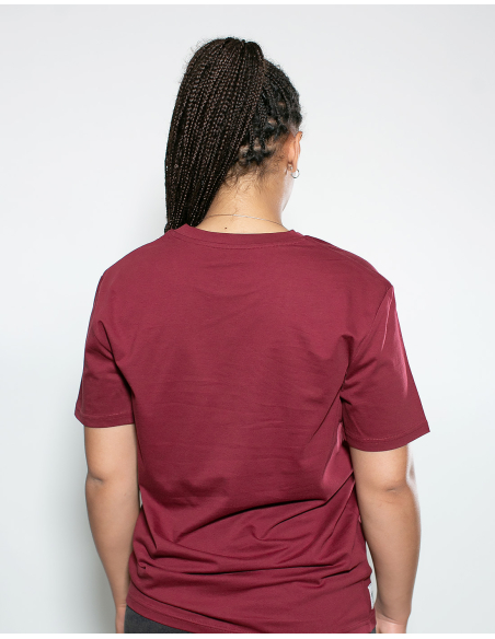 Roter Stern Leipzig - T-Shirt - Logo Stick - Burgundy