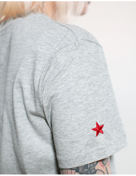 Mob Action Classic - T-Shirt - Grey/Red