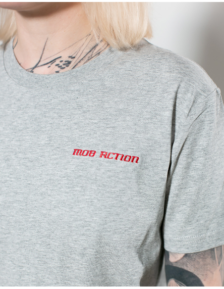 Mob Action Classic - T-Shirt - Grey/Red