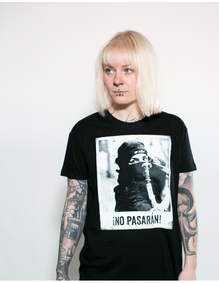 No Pasaran - Mob Action - T-Shirt - Black