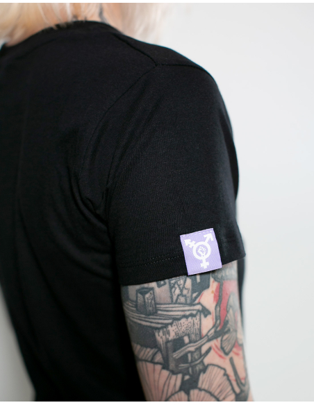 LGBTQ - Mob Action Classic - T-Shirt tailliert - Black/Purple