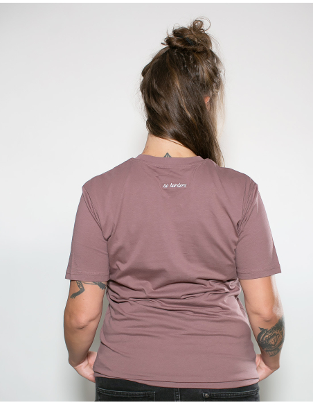 Kein Mensch ist illegal - No Borders - T-Shirt - Kaffa Coffee