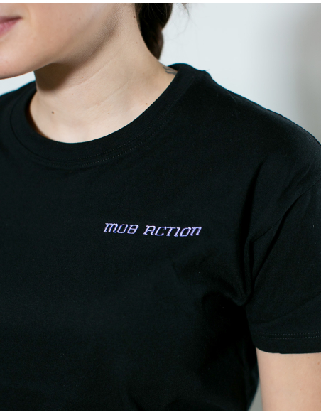 LGBTQ - Mob Action Classic - T-Shirt - Black/Purple