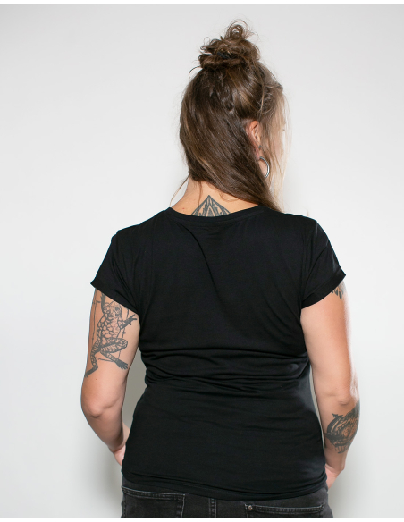 Free Adel - No Borders - SOLI T-Shirt fitted - Black