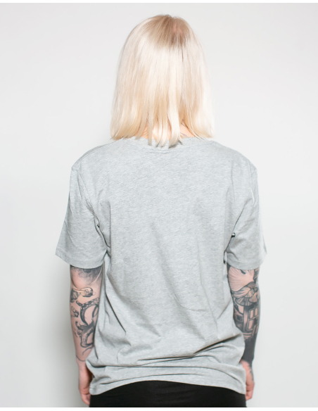 Roter Stern Leipzig - T-Shirt - Logo Stick - Grey