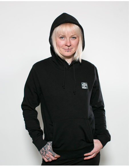 Kein Mensch ist illegal - No Borders - Hoodie - Black