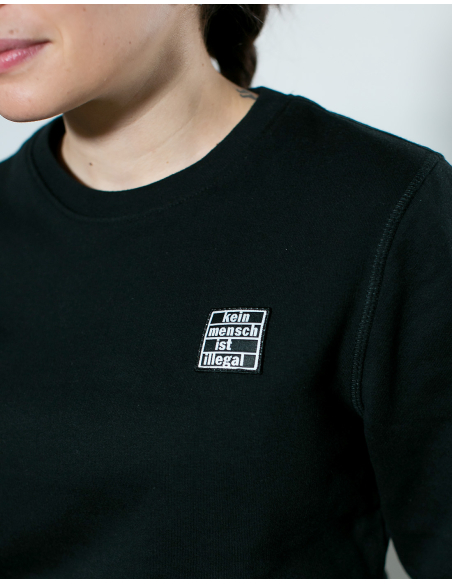 Kein Mensch ist illegal - No Borders - Sweater - Black