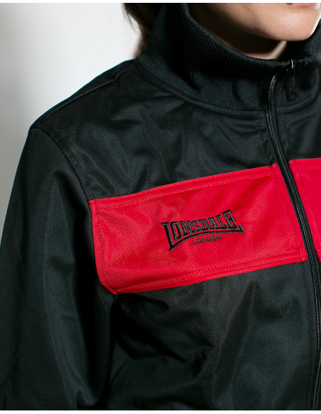 Roter Stern Leipzig - Lonsdale - Trainingsjacke - Black/Red