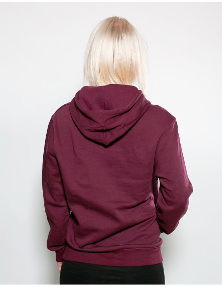 Mob Action Classic - Hoodie - Burgundy/White