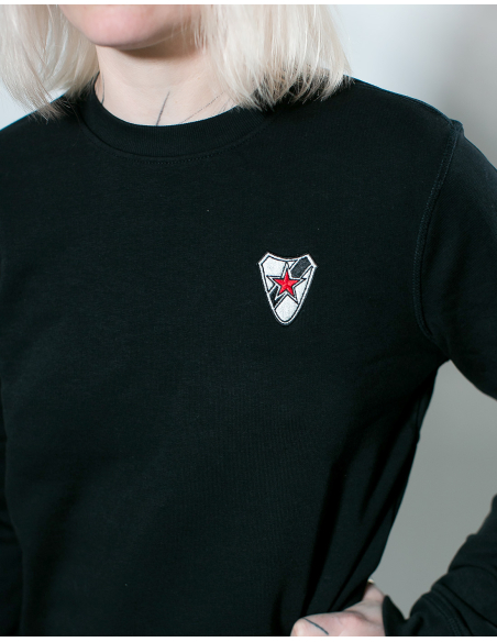 Roter Stern Leipzig - Sweater - Logo Stick - Black