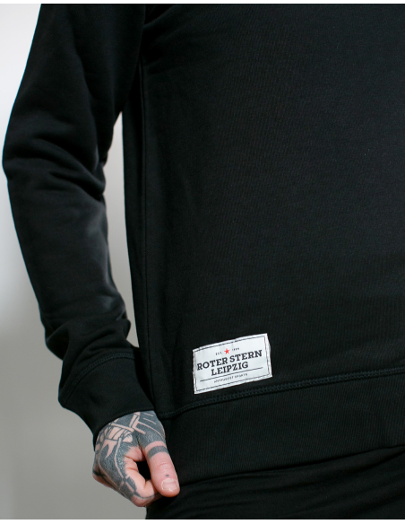 Roter Stern Leipzig - Sweater - Logo Stick - Black