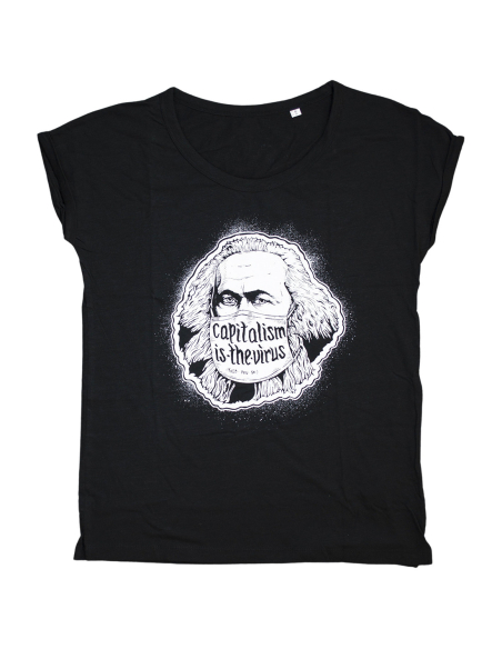 Capitalism Is The Virus - T-Shirt tailliert - Black