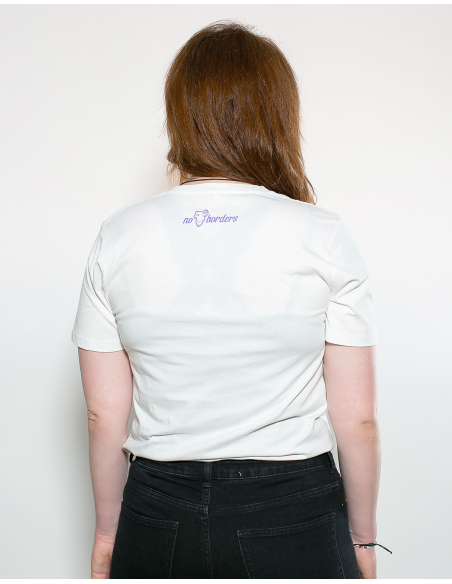 Fußballfans für Feminismus - No Borders - T-Shirt - White