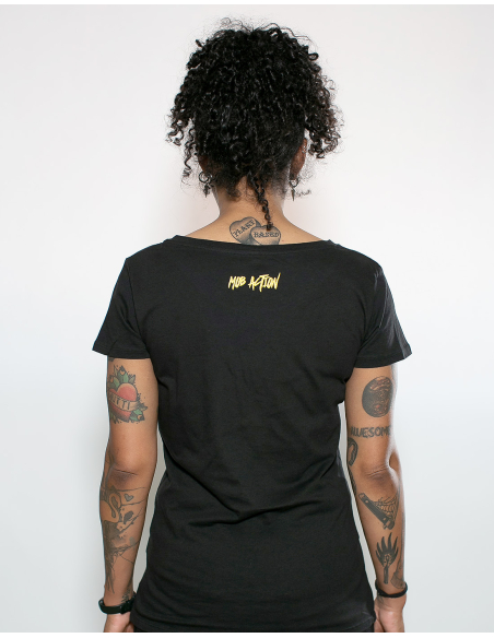 Defend Rojava - Mob Action - T-Shirt fitted - Black