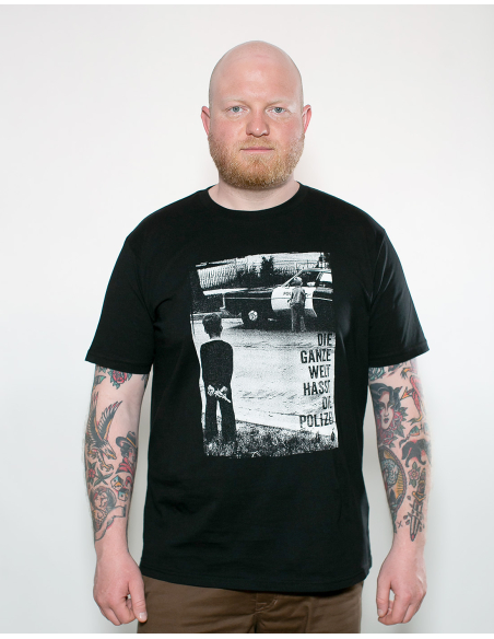 Die ganze Welt hasst die Polizei - Black Mosquito - T-Shirt -