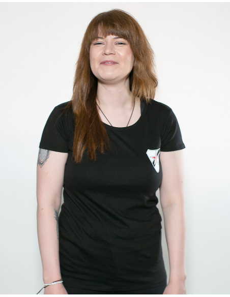 Roter Stern Leipzig - T-Shirt fitted - Cantona - Black