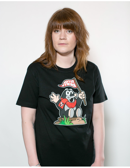 Roter Stern Leipzig - T-Shirt - Mauli - Black