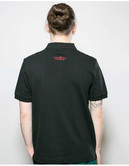 Siamo Tutti Antifascisti - Mob Action - Polo - Black Siamo Tutti Antifascisti - Mob Action - Polo - Black