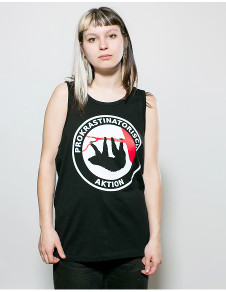 Prokrastinatorische Aktion - No Borders - Tanktop - Black