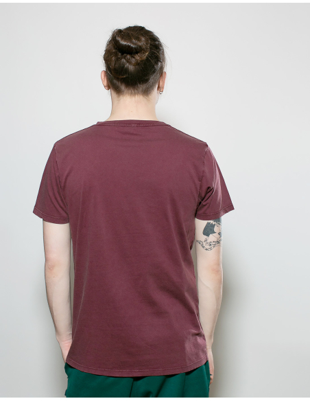 Mission Lifeline - SOLI T-Shirt - Front Print - Burgundy Mission Lifeline - SOLI T-Shirt - Front Print - Burgundy