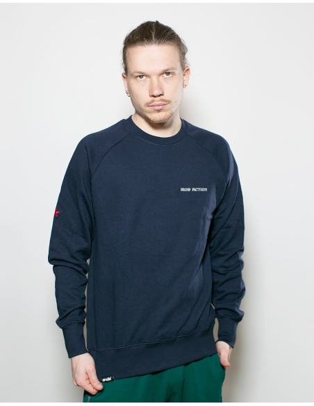 Mob Action Classic - Sweater - Navy/White