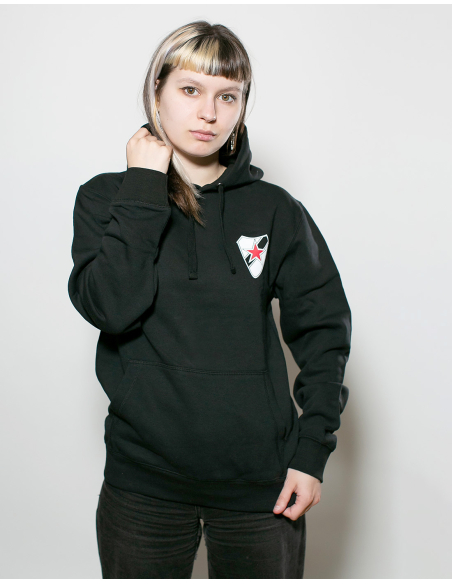 Roter Stern Leipzig - Hoodie - Cantona - Black