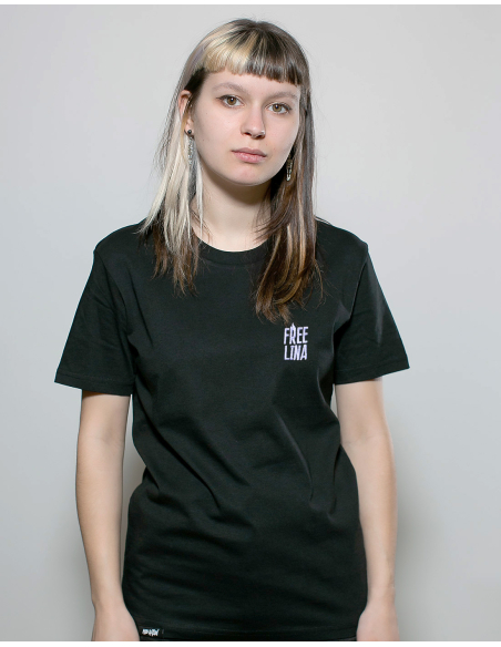 Free Lina - Mob Action - SOLI T-Shirt - Black