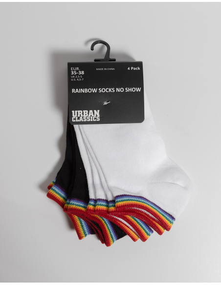 Pride / Rainbow - Urban Classics - Sneakersocks - Pack of 4