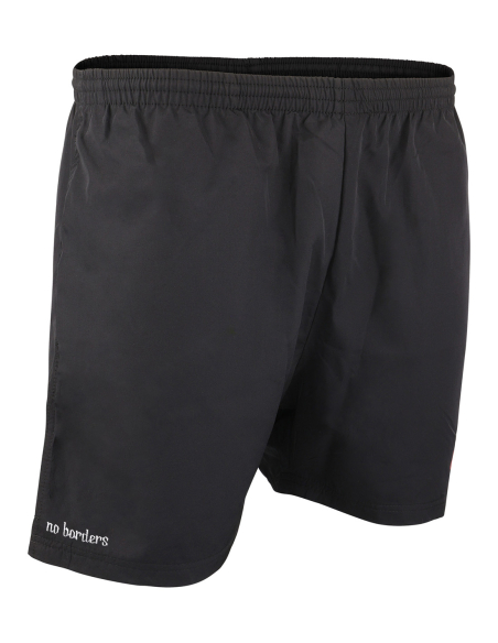 Pride / Rainbow Flag - No Borders - Active Shorts - Black