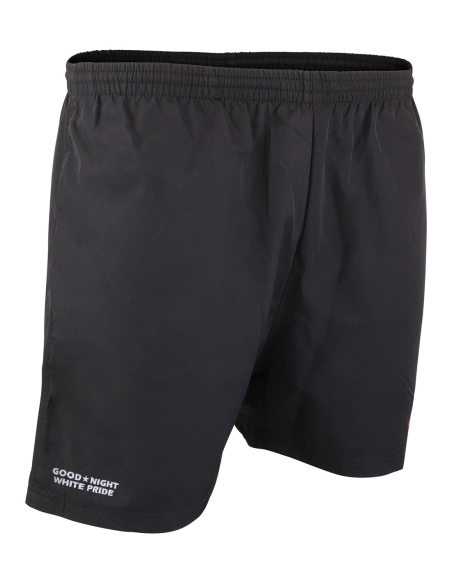 Good Night Whte Pride - No Borders - Active Shorts - Black