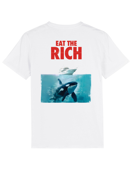 Eat the Rich - No Borders - T-Shirt - White Eat the Rich - No Borders - T-Shirt - White